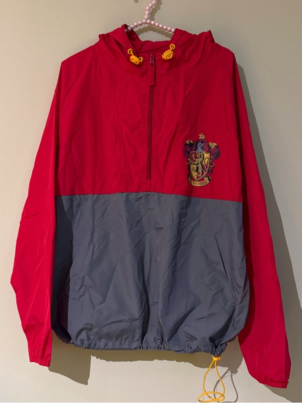 Harry Potter Gryffindor Pullover Windbreaker Jacket